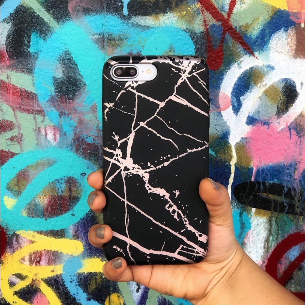 Chrome marble case iPhone 6/6s/6+/7/7+/8/8+